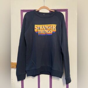 NWT Stranger Things Long Sleeve Crewneck Shirt - Size M